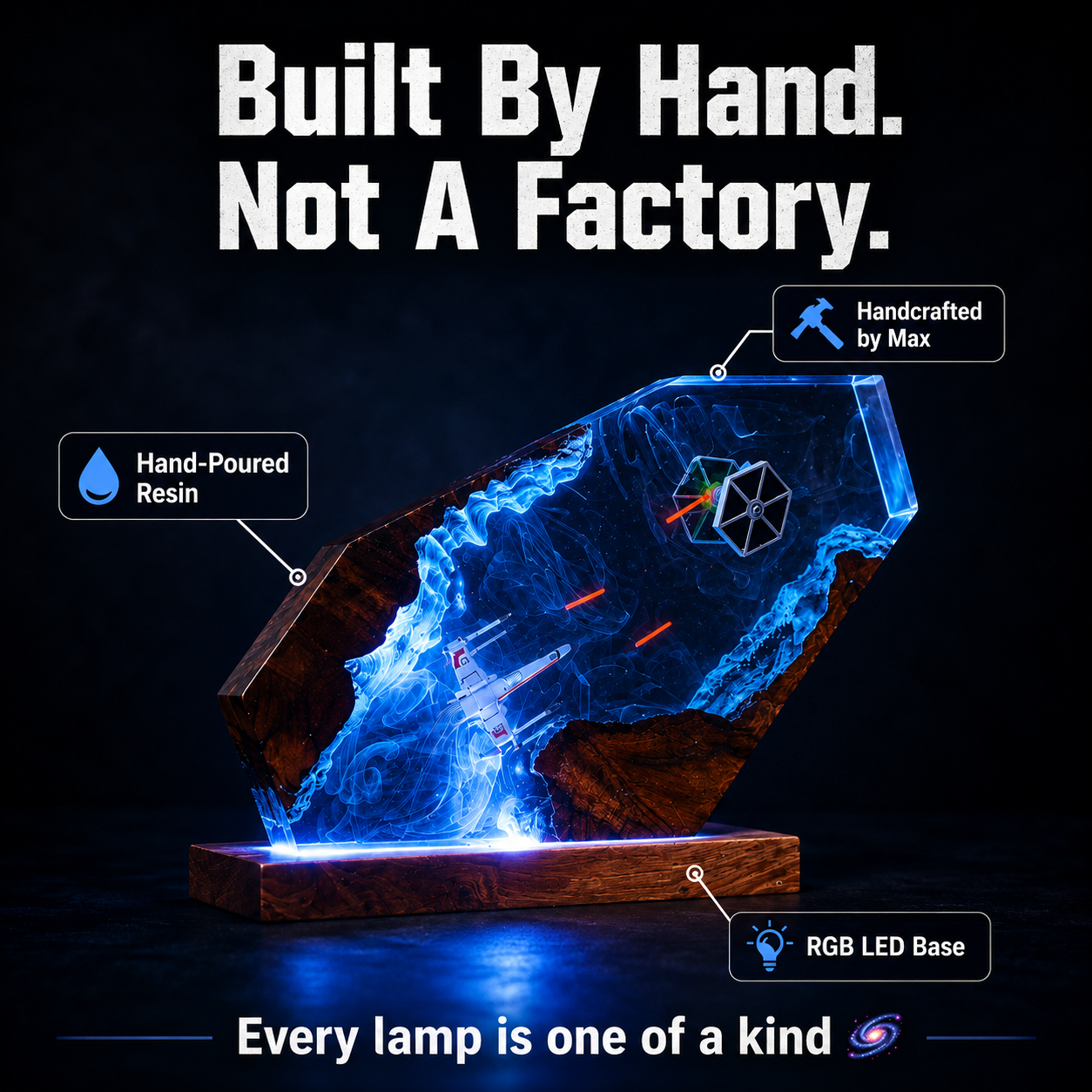 Force Resin Lamp